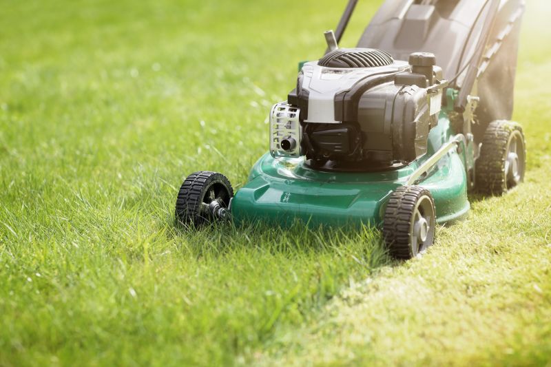 Close-up of Mowing Machinery